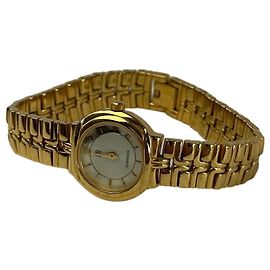 Vintage Givenchy Damenarmbanduhr in Goldton für Teile oder Reparatur Golden