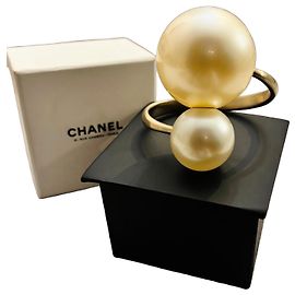 Pulsera Chanel de Doble Perla Multicolor