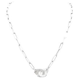 Colar Dinh Van, "Algemas", ouro branco, diamantes Outro