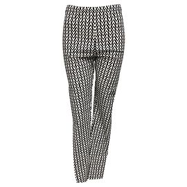 Valentino Garavani Leggings Valentino Negro / Blanco con Estampado de Logo Completo Negro