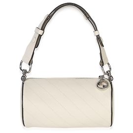 Bolsa Barrel Mini Blondie em couro de bezerro matelassado diagonal branco Gucci Branco