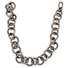 Autre Marque Colar Gurhan Circles em prata esterlina com detalhes em ouro amarelo 24K Outro