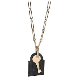Pendente a Lucchetto Amulette Placcato Oro Hermès Altro