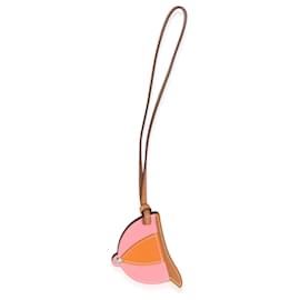 Charm de sac Bombe Paddock en Swift Sable Rose D'été Abricot Naturel Hermès Autre