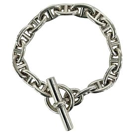 Hermès Bracciale Charm Chaine d'Ancre MM Hermes Argento
