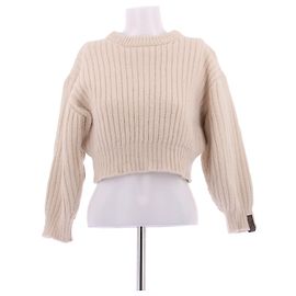 Louis Vuitton Wollpullover Beige XS Beige