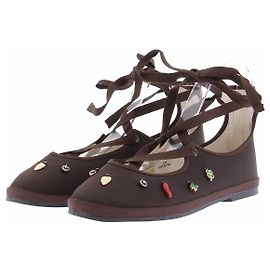 Autre Marque Ballerine CAPULETTE X MATHILDE A PARIS Marroni 39 Marrone