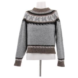 Autre Marque ACHEVAL PAMPA Strickpullover aus Wolle Grau Grau