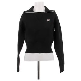 Jersey corto de seda negro Louis Vuitton XS Negro