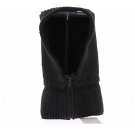 Autre Marque MOLLI Black Wool Balaclava Black
