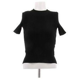 Paco Rabanne Top nero a maniche corte Nero