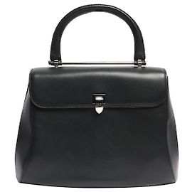 Autre Marque Sac à main en cuir noir Noir