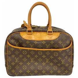 Bolsa Deauville Monogram Louis Vuitton Marrom