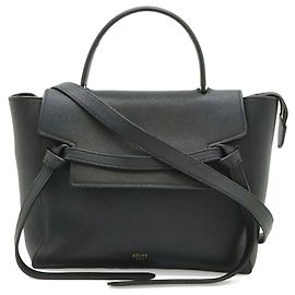 Céline Sac à ceinture Celine Micro Noir