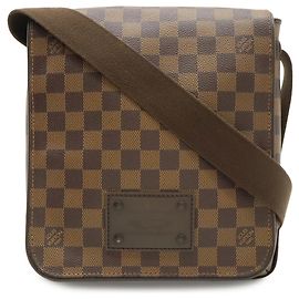 Borsa a Spalla Brooklyn PM Damier Louis Vuitton Marrone Damier ebene