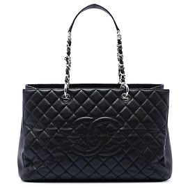 Chanel Gran Tote de Compras XL en Caviar Negro Negro