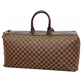 Borsa Boston Louis Vuitton - Damier Greenwich GM N41155 Ebano Damier ebene