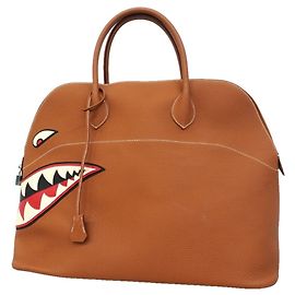 Borsa Hermès Bolide Shark 45 D'oro