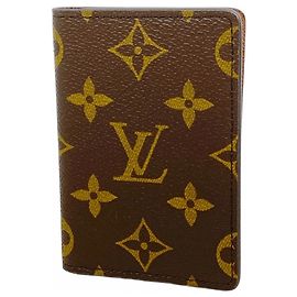Porte-cartes de visite Monogram Louis Vuitton Marron