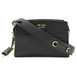 Sac à épaule Esplanade de Prada Noir