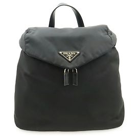 Prada Re-Nylon Backpack in Black Black
