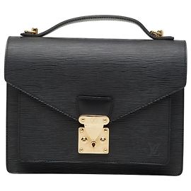 Sac à main Monceau Epi Louis Vuitton Noir