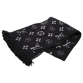 Sciarpa Logomania Shine Louis Vuitton Nero