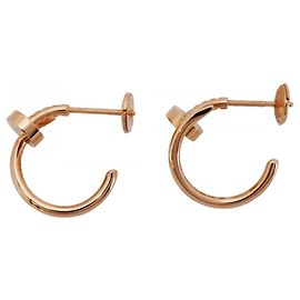 Cartier Juste un Clou 18K Pink Gold Stud Earrings Other