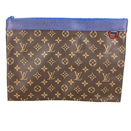 Pochette Apollo Monogram Louis Vuitton Marron Rouge Bleu