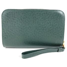 Pochette a mano Louis Vuitton Taiga Baikal Altro Cachi