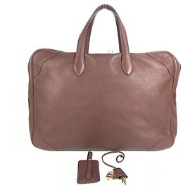 Borsa da Viaggio Hermès Victoria 45 Marrone