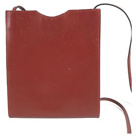 Bolsa Onimetou Hermès de couro marrom Marrom