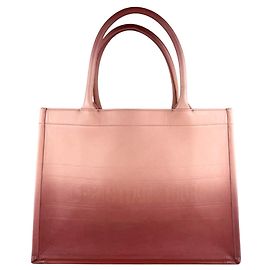 Sac à main en cuir rose Christian Dior Rose