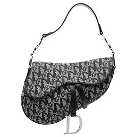 Borsa Trotter Saddle di Christian Dior Nero