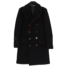 Givenchy Double Breasted Coat Size Black