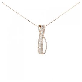 Autre Marque Collar de diamantes en oro rosa Au750 Rosa