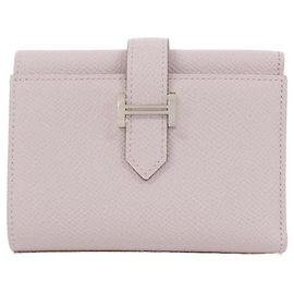 Hermès Hermes Bearn Combine Epsom Wallet Pink Other
