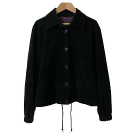 Giacca in velluto a coste elasticizzato PS Paul Smith Nero