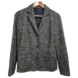 Giacca su misura in misto mohair e alpaca 'S Max Mara' Marrone
