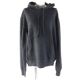 Maison Martin Margiela Abgetragenes Strickpullover Maison Margiela Grau Anthrazitgrau