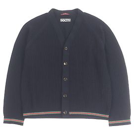 Cárdigan de punto de algodón Gucci Azul Azul marino