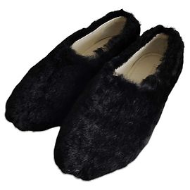 Céline Zapatos planos Celine de piel de cordero Negro