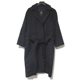 Autre Marque Drawer Alpaca Wool Coat Black