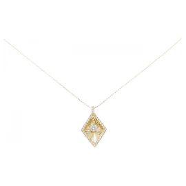 Autre Marque Collier en diamant Au750 Doré