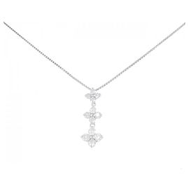 Autre Marque Au750 Diamant-Halskette Silber