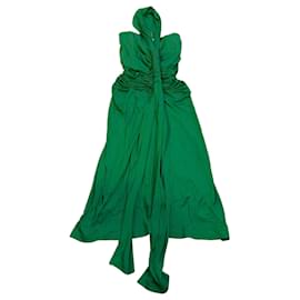Loewe Robe Modi verte drapée Vert Vert foncé