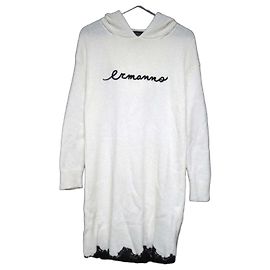 Autre Marque Strickkleid Ermanno Scervino Weiß Aus weiß