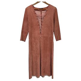 Autre Marque Robe en daim Stouls Rose