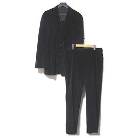 Completo in velluto Yves Saint Laurent rive gauche Nero