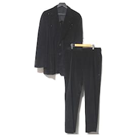 Ensemble de costume en velours Yves Saint Laurent rive gauche Noir